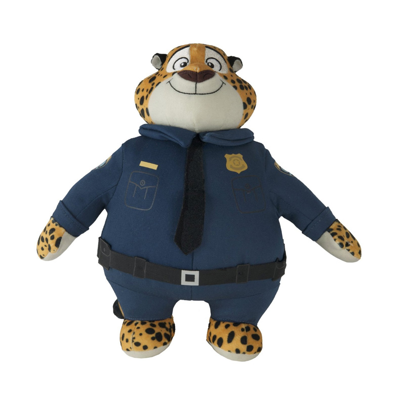 疯狂动物城 tomy 多美 zootopia clawhauser 胖豹警官 毛绒玩具