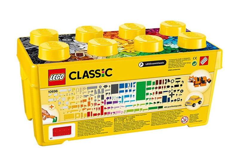 乐高lego classic经典系列10696 初级入门 小颗粒 早教 拼插积木 玩具