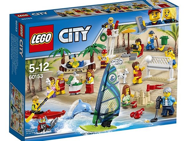 2017新品LEGO乐高 60153 城市系列 海滩假期
