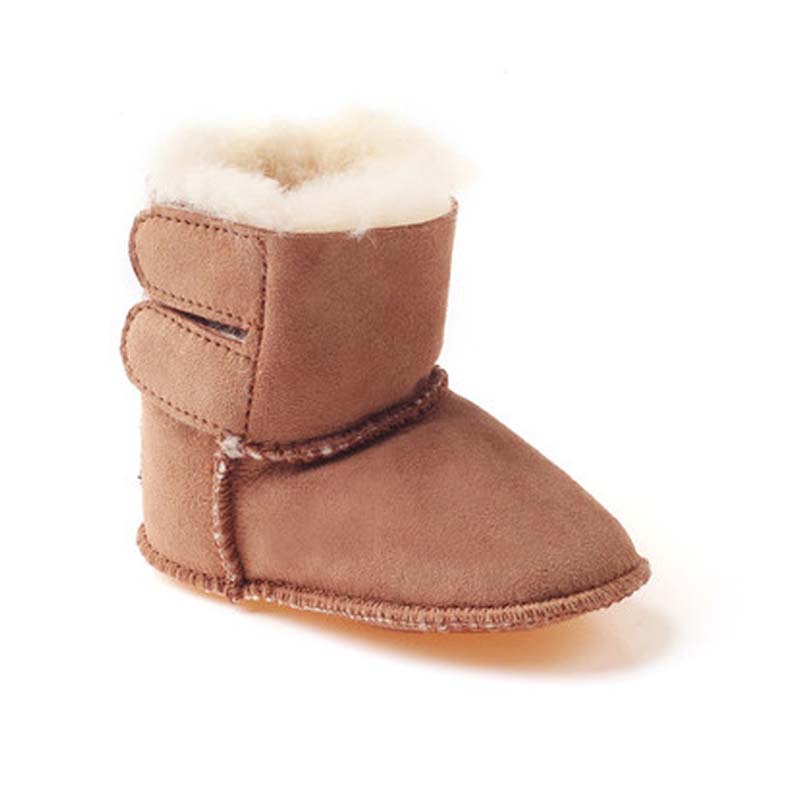 澳洲ozwear ugg 嬰幼兒雪地靴寶寶學步鞋軟底鞋 栗色 ob008 s