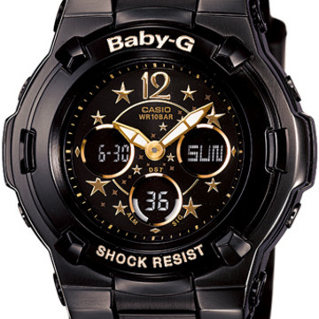 卡西歐 casio 手錶 baby-g 經典系列 bga-113b-1bbga-113b-1b 全球