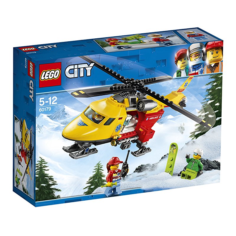 lego 乐高  city 城市系列 急救直升机 60179