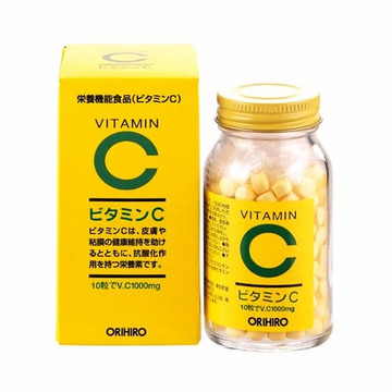 日本 orihiro 立喜樂 維生素c補充片專為無法確保果蔬攝入維生素的