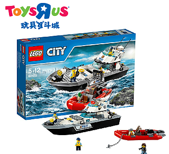 lego 乐高 city系列 警用巡逻艇 60129 儿童积木玩具