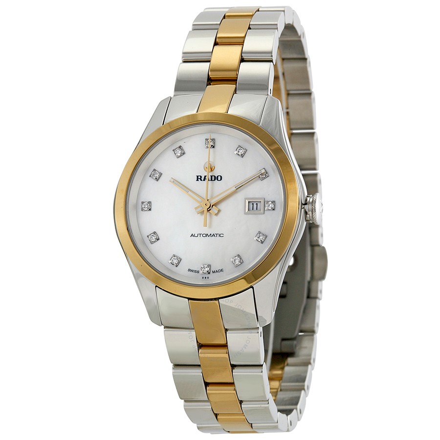 hyperchrome lady jubile automatic mother of pearl ladies watch